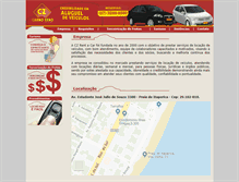 Tablet Screenshot of carrozerorentacar.com.br
